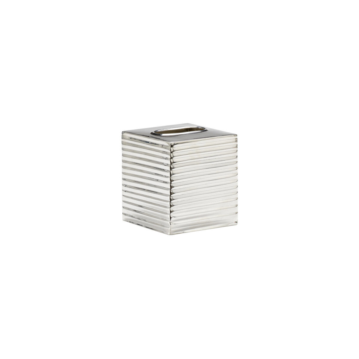 Chelsea House 5 inch Polished Nickel Decorative Tissue Box