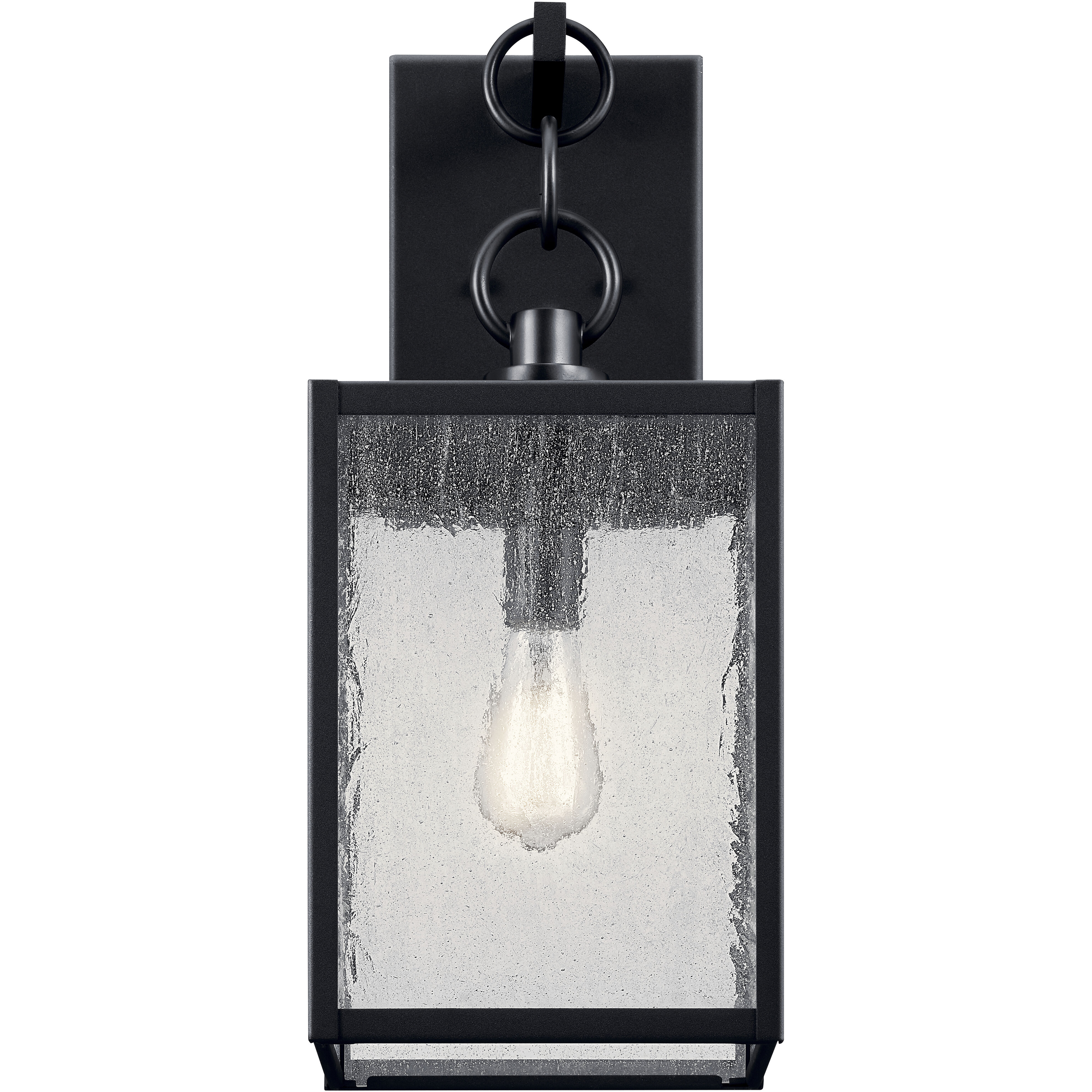 Lahden 1 Light 21.75 inch Black Textured Outdoor Wall Sconce, Large