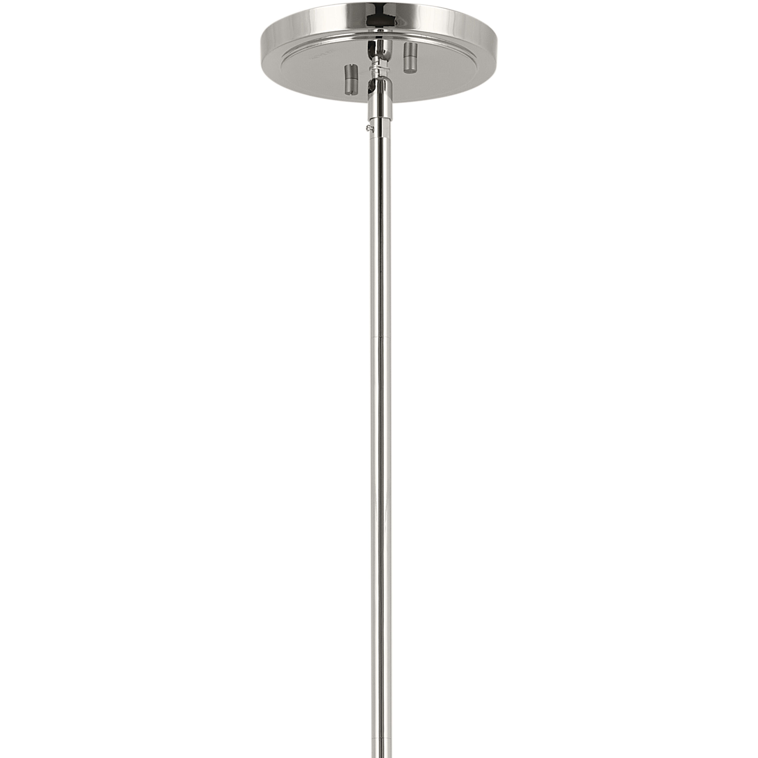 Odensa LED 21 inch Polished Nickel Oval Chandelier Ceiling Light