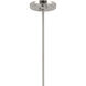 Odensa LED 21 inch Polished Nickel Oval Chandelier Ceiling Light