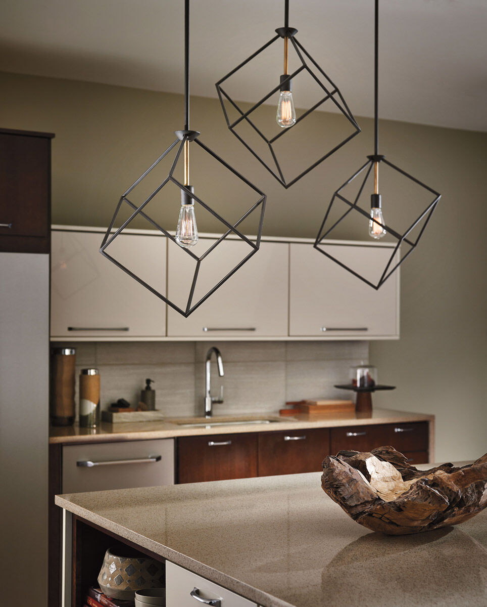 Cartone 1 Light 17 inch Olde Bronze Pendant Ceiling Light