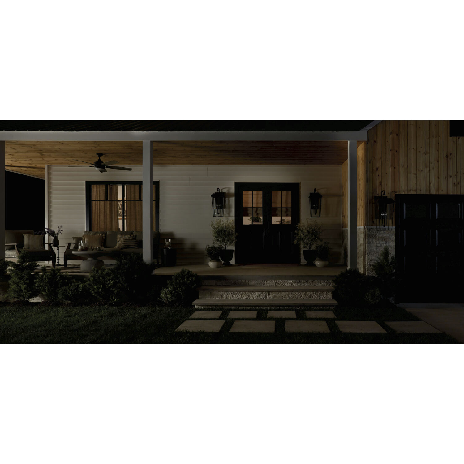 Mathus 3 Light 30.25 inch Olde Bronze Outdoor Wall, X-Large