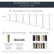 Independence Satin Natural Bronze Ceiling Fan Downrod, Single Threaded