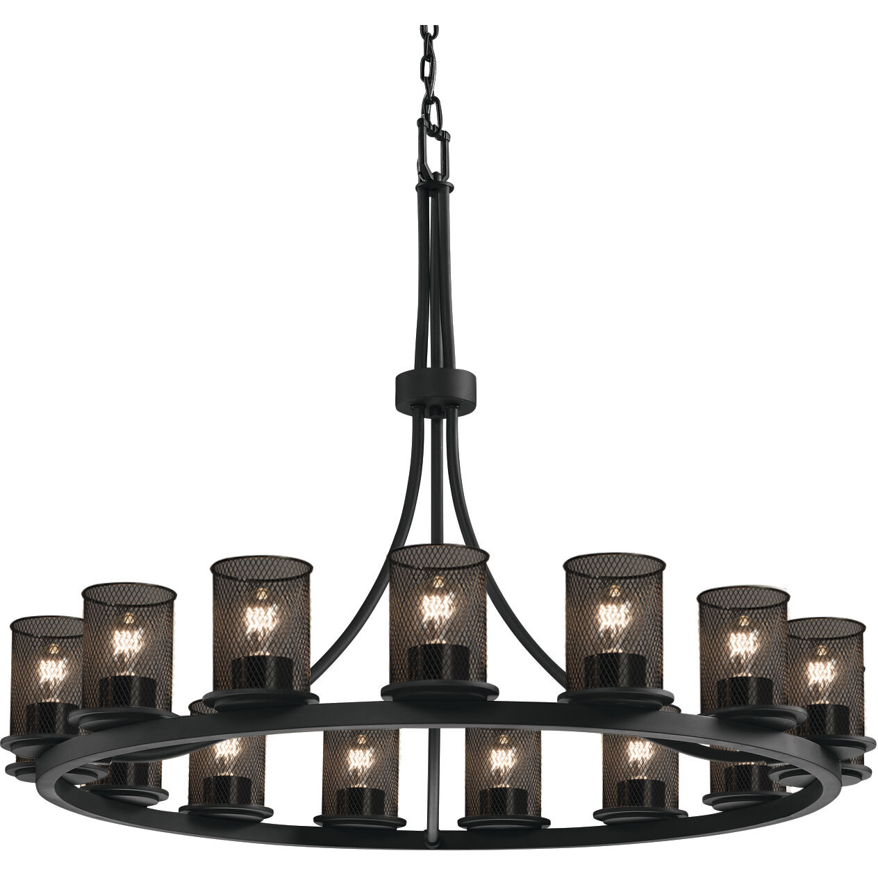 Wire Mesh 15 Light 42.00 inch Chandelier