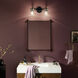 Farum 2 Light 19.25 inch Black Vanity Light Wall Light