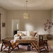 Ophira 1 Light Champagne Bronze Pendant Ceiling Light