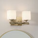 Marette 2 Light 13.5 inch Champagne Bronze Bath Vanity Light Wall Light