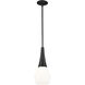 Deela LED 7 inch Black Pendant Ceiling Light