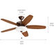 Renew Select 52 inch Oil Brushed Bronze with Walnut Blades Ceiling Fan