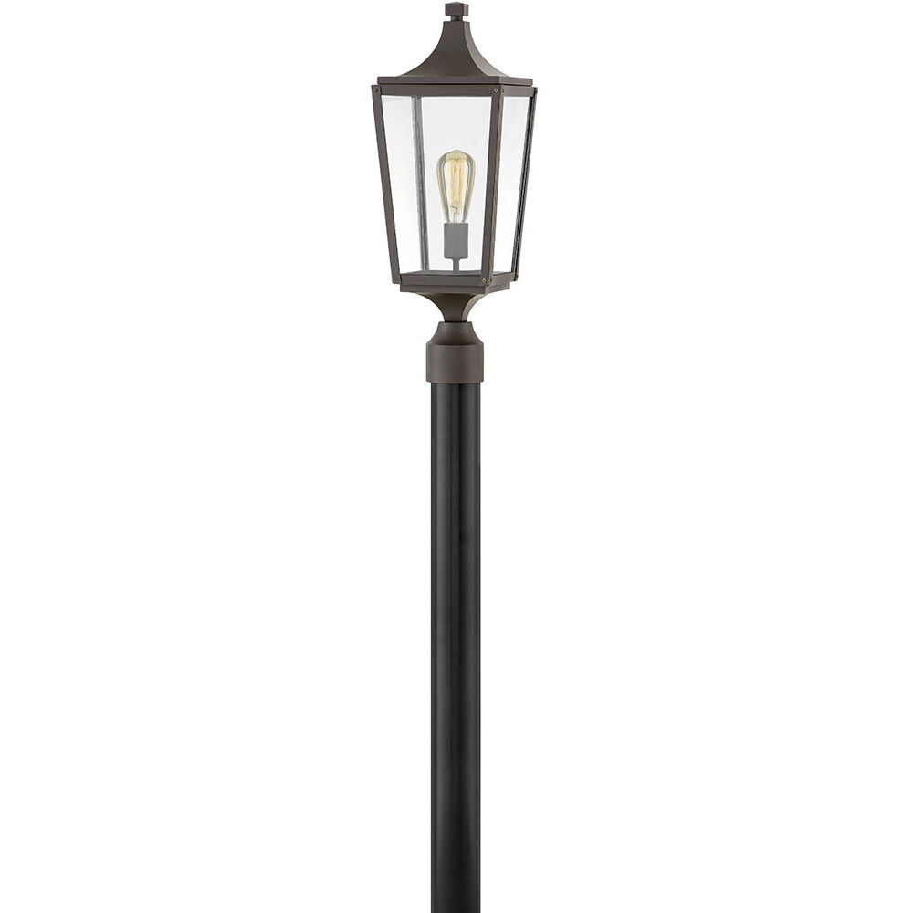 Jaymes 1 Light 22.75 inch Oil Rubbed Bronze Outdoor Post Mount Lantern
