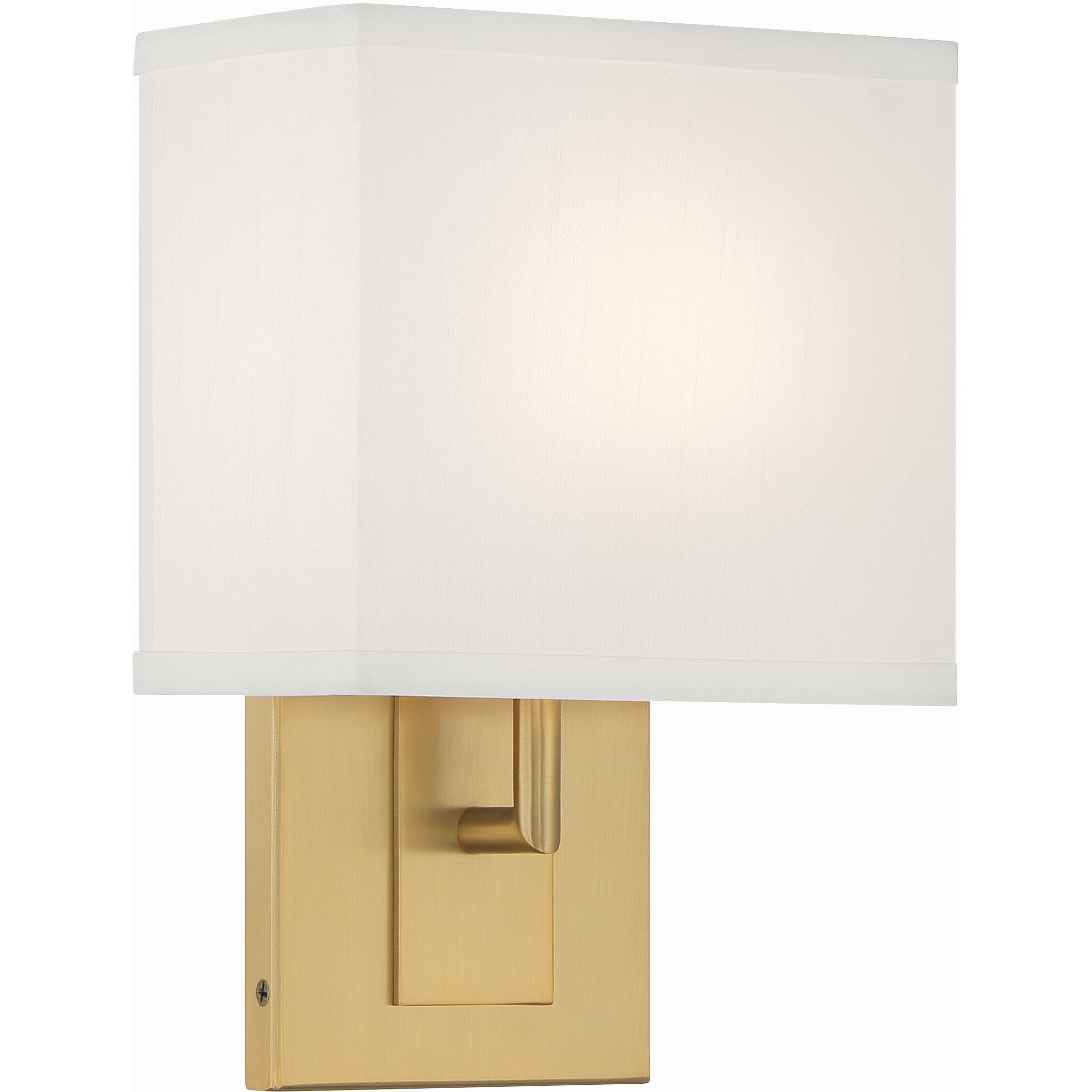 Brent Bath Sconce Wall Light in Vibrant Gold