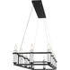 Rosalind 12 Light 17 inch Black Chandelier Ceiling Light