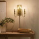 Homestead Karthe 3 Light 10 inch Natural Brass Wall Sconce Wall Light, Karthe