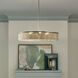 Khaite 6 Light Champagne Bronze Chandelier Ceiling Light