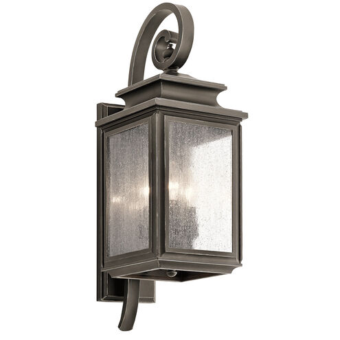 Wiscombe Park 3 Light 22 inch Olde Bronze Outdoor Wall, Medium