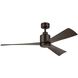 True 52 inch Satin Natural Bronze Ceiling Fan