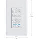 AC Standard White Wall Remote Control, Full Function