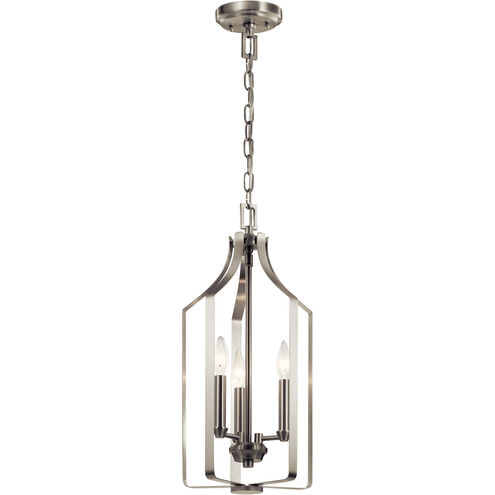 Morrigan 3 Light 10 inch Brushed Nickel Indoor Lantern Pendants Ceiling Light