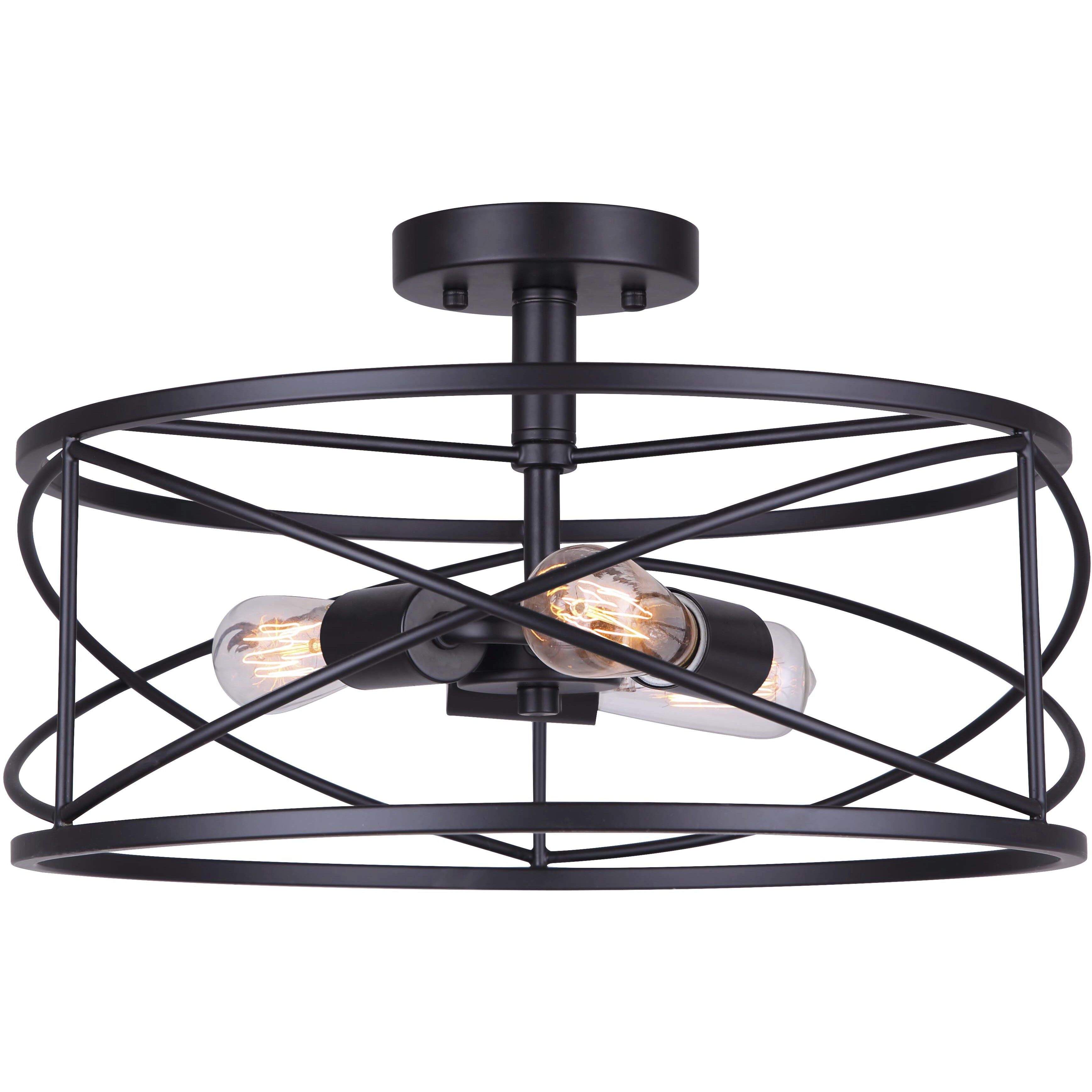 Malene 3 Light 16.00 inch Semi-Flush Mount