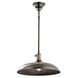 Cobson 1 Light 16 inch Olde Bronze Pendant/Semi Flush Ceiling Light