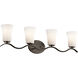 Armida 4 Light 32 inch Olde Bronze Wall Mt Bath 4 Arm Wall Light in Incandescent