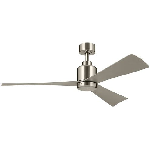 True 52 inch Brushed Stainless Steel with Silver Blades Ceiling Fan