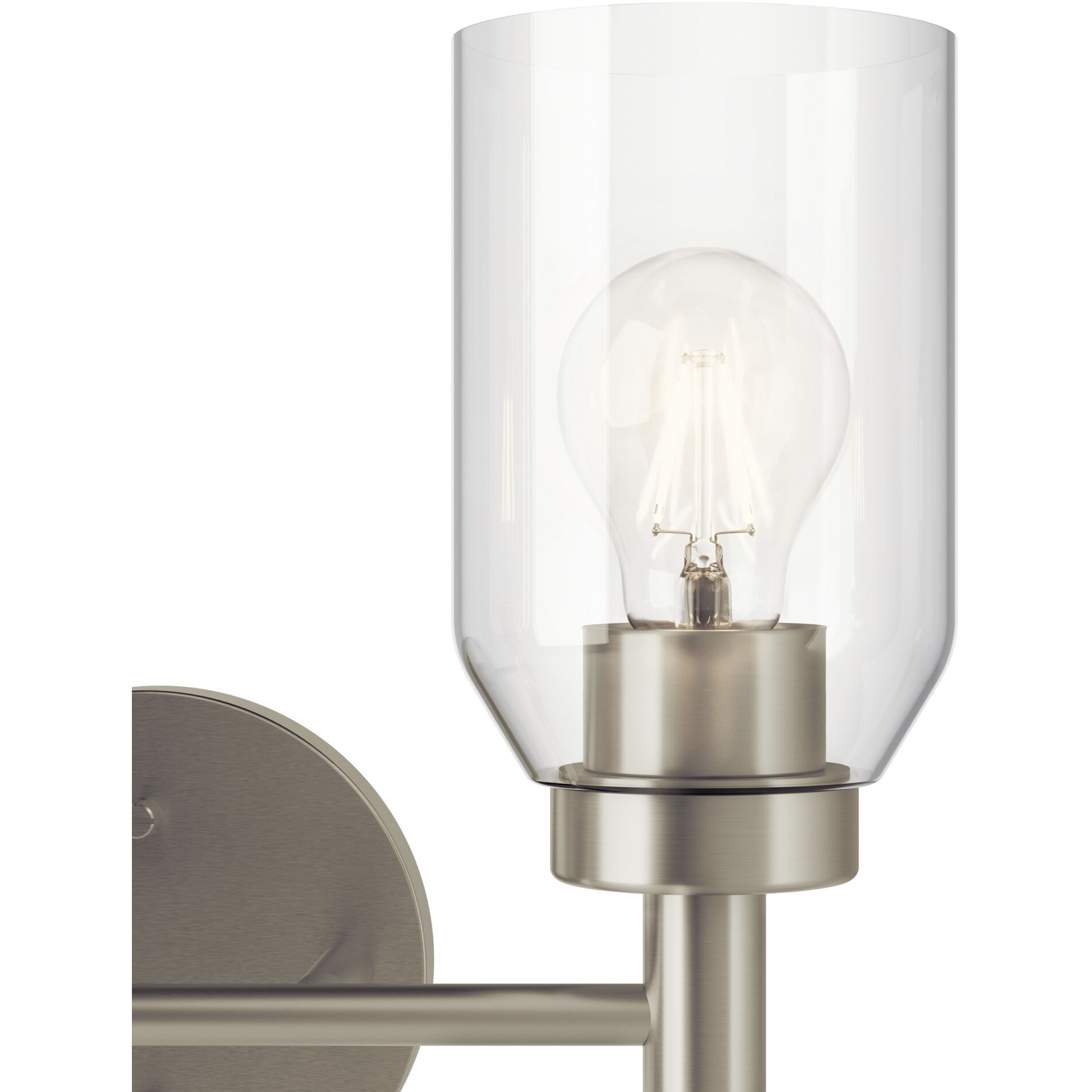 Madden 2 Light 14.25 inch Brushed Nickel Wall Mount Bath Wall Light, 2 Arm