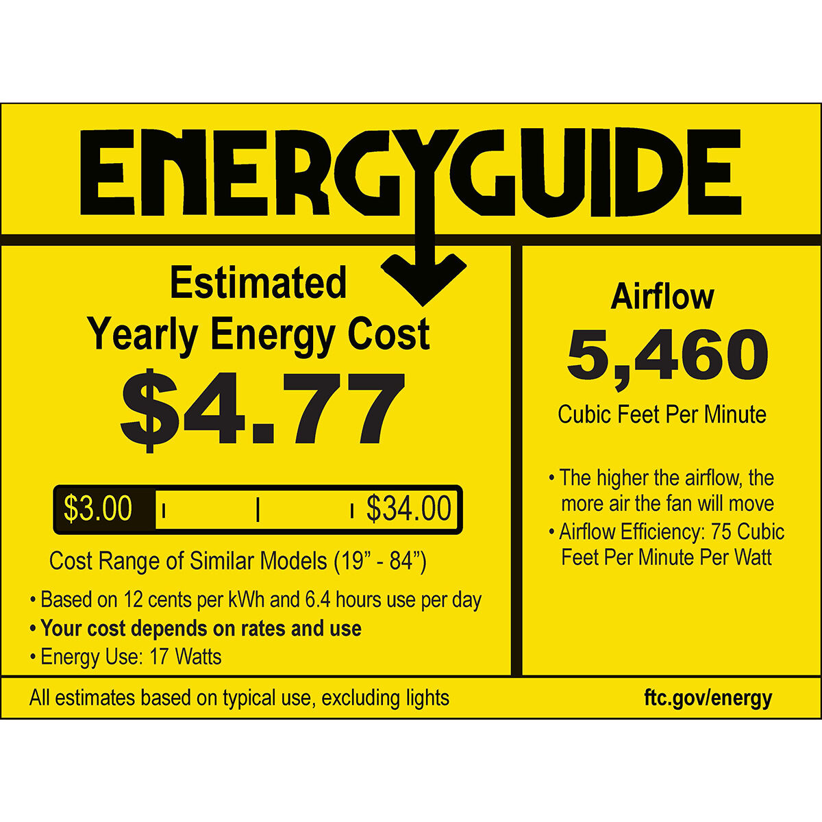 Kosmus 52 inch Satin Black with Black Blades Ceiling Fan