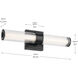 Laurene LED 18.5 inch Black Linear Bath Bar Wall Light, Small