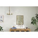 Crosby 3 Light Natural Brass Chandelier Ceiling Light