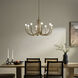 Odensa LED 29.25 inch Champagne Bronze Chandelier Ceiling Light in Brushed Gold and Champagne Bronze