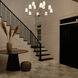 Pallas 12 Light 42.75 inch Brushed Natural Brass Chandelier Ceiling Light
