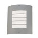 Newport 1 Light 10 inch Brushed Nickel Outdoor Wall, Large