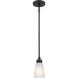 Erma 1 Light Black Mini Pendant Ceiling Light