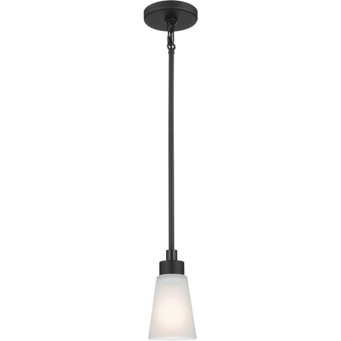 Erma 1 Light Black Mini Pendant Ceiling Light