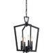 Abbotswell 4 Light 14 inch Black Pendant Ceiling Light