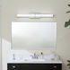 Independence LED 38 inch Brushed Nickel Linear Bath Large Wall Light, Large