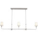 Pallas 3 Light 4.5 inch Polished Nickel Chandelier Ceiling Light