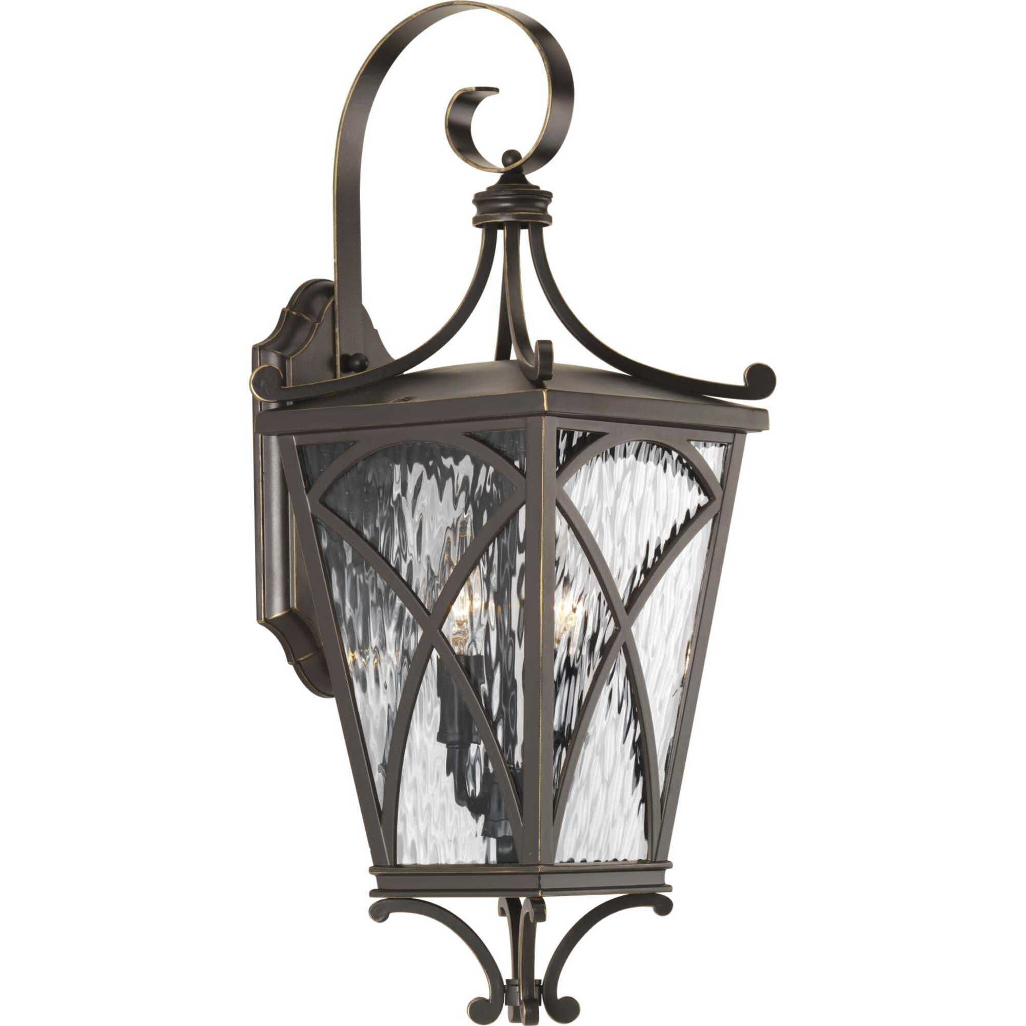 Cadence 2 Light 21 inch Oil Rubbed Bronze Outdoor Wall Lantern, Medium, Design Series