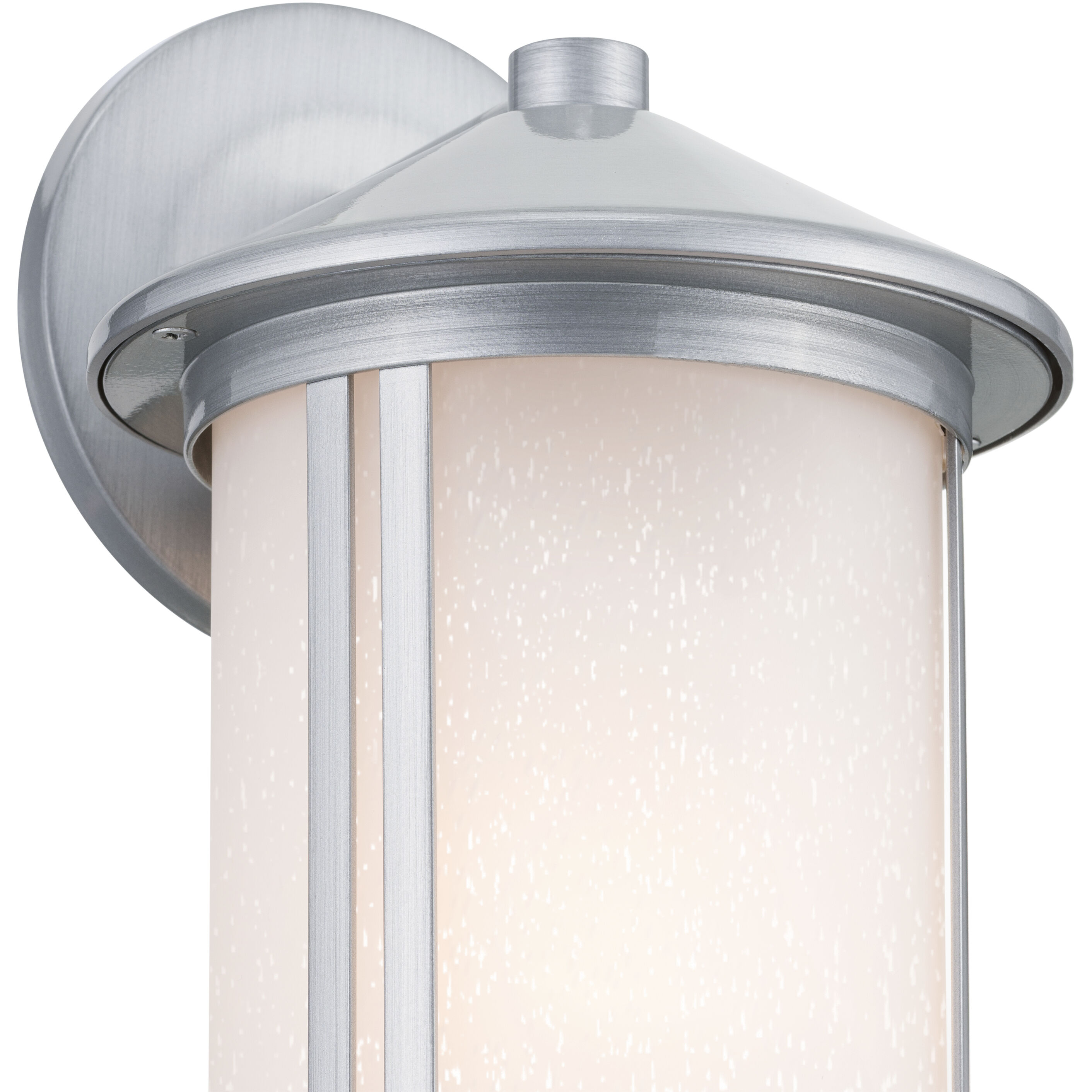 Lombard 1 Light 12.75 inch Brushed Aluminum Outdoor Wall Sconce, Medium