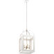 Vath 4 Light 16 inch White Large Foyer Pendants Ceiling Light, Large