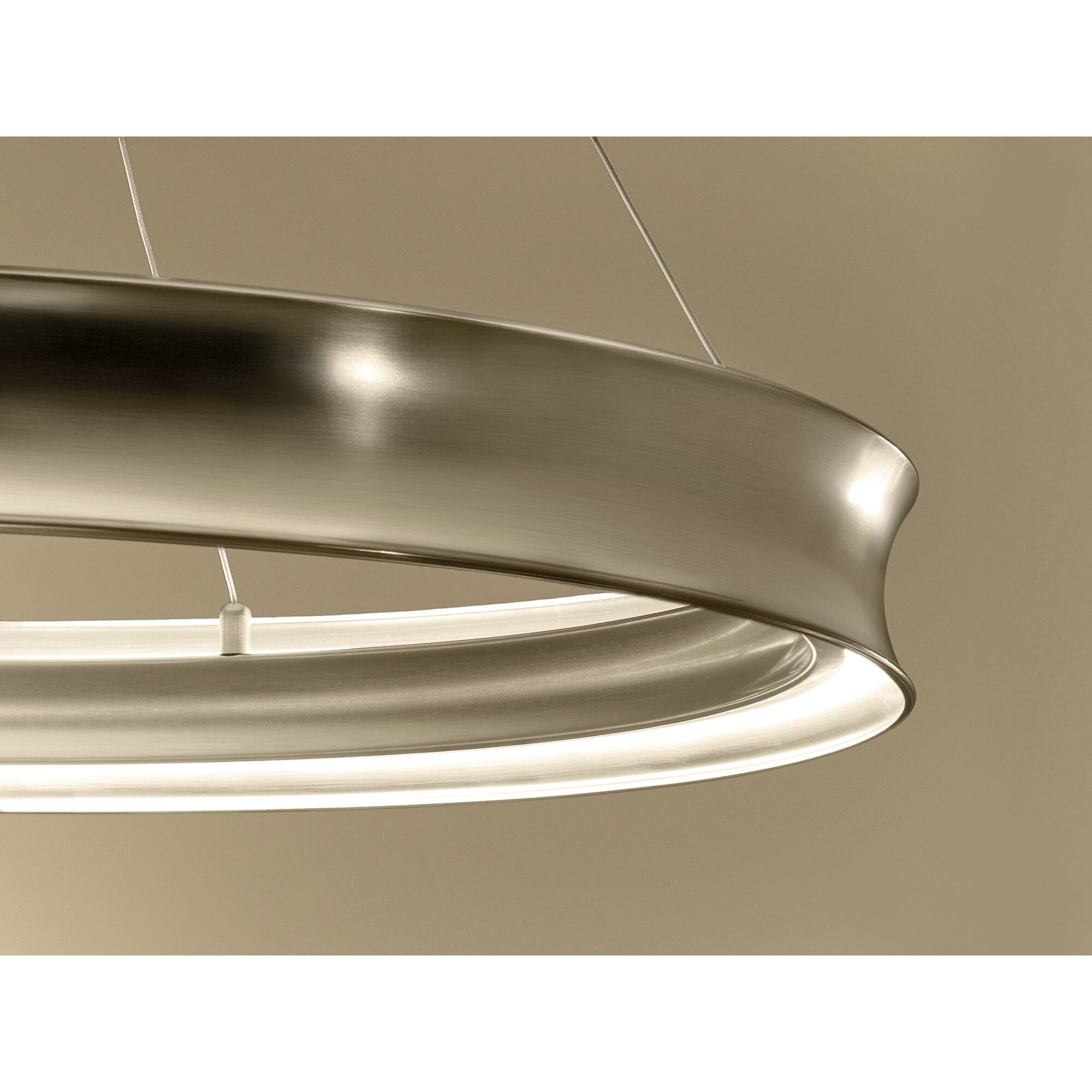 Larousse LED Champagne Bronze Chandelier Ceiling Light