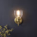 Avery 1 Light 6 inch Natural Brass Wall Bracket Wall Light in A19