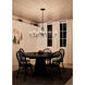 Homestead Freesia 8 Light 20 inch Textured Black Chandelier Ceiling Light, Freesia
