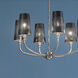 Adeena 6 Light 26.75 inch Classic Pewter Chandelier Ceiling Light
