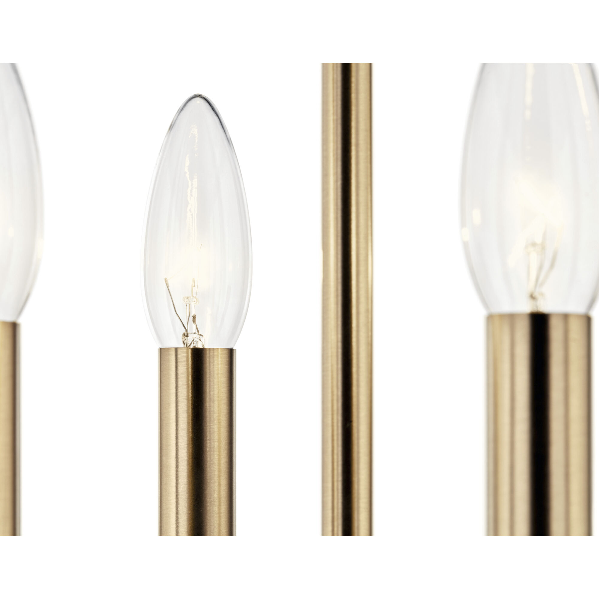 Delvin 4 Light 16 inch Champagne Bronze with Black Foyer Pendant Ceiling Light