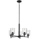 Shailene 5 Light Black Chandelier Ceiling Light