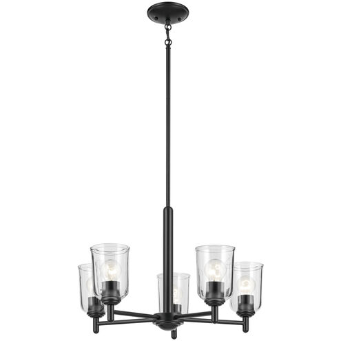 Shailene 5 Light Black Chandelier Ceiling Light