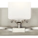 Marette 3 Light 23 inch Brushed Nickel Wall Mt Bath 3 Arm Wall Light