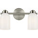 Shae 2 Light 15 inch Brushed Nickel Vanity Light Wall Light